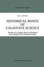 Cover: Historical Roots of Cognitive Science - Kluwer Academic Publishers