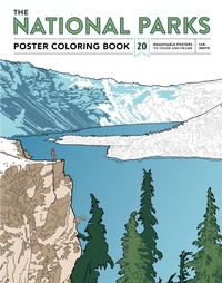 Enlarge image Cover: The National Parks Poster Coloring Book - Earth Aware Editions