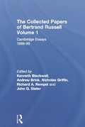 Cover: The Collected Papers of Bertrand Russell, Volume 1 - Routledge