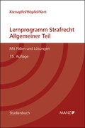 Cover: Lernprogramm Strafrecht - Allgemeiner Teil - Manz