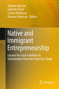 Enlarge image Cover: Native and Immigrant Entrepreneurship - Springer