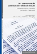 Cover: Ius canonicum in communione christifidelium - Brill Deutschland