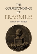 Cover: The Correspondence of Erasmus - University of Toronto Press