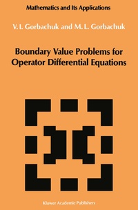 Abbildung von: Boundary Value Problems for Operator Differential Equations - Springer