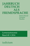Cover: Jahrbuch Deutsch als Fremdsprache - Iudicium