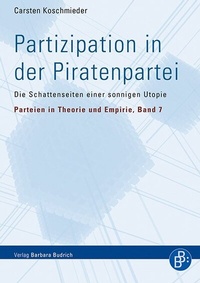 Abbildung von: Partizipation in der Piratenpartei - Verlag Barbara Budrich