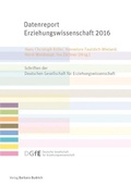 Cover: Datenreport Erziehungswissenschaft 2016 - Verlag Barbara Budrich