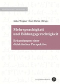 Cover: Mehrsprachigkeit und Bildungsgerechtigkeit - Verlag Barbara Budrich