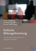 Cover: Kritische Bildungsforschung - Verlag Barbara Budrich