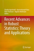 Cover: Recent Advances in Robust Statistics: Theory and Applications - Springer