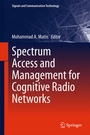 Cover: Spectrum Access and Management for Cognitive Radio Networks - Springer