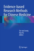 Cover: Evidence-based Research Methods for Chinese Medicine - Springer