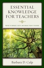 Cover: Essential Knowledge for Teachers - Rowman & Littlefield Publishers