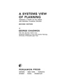 Cover: A Systems View of Planning - Elsevier