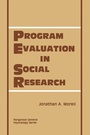 Cover: Program Evaluation in Social Research - Elsevier