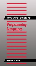 Cover: Students' Guide to Programming Languages - Elsevier