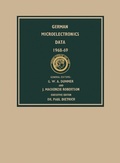 Cover: German Microelectronics Data 1968-69 - Elsevier