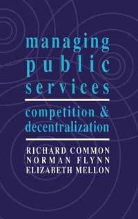 Enlarge image Cover: Managing Public Services - Butterworth-Heinemann