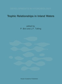 Enlarge image Cover: Trophic Relationships in Inland Waters - Kluwer Academic Publishers