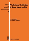 Bild: A Collection of Contributions in Honour of Jack van Lint - Elsevier