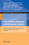 Cover: New Trends in Databases and Information Systems - Springer