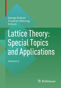 Abbildung von: Lattice Theory: Special Topics and Applications - Birkhäuser
