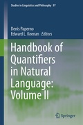 Cover: Handbook of Quantifiers in Natural Language: Volume II - Springer