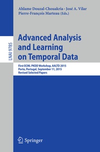 Abbildung von: Advanced Analysis and Learning on Temporal Data - Springer