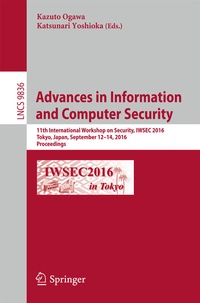 Abbildung von: Advances in Information and Computer Security - Springer