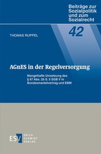 Abbildung von: AGnES in der Regelversorgung - Erich Schmidt Verlag