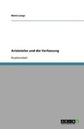 Cover: Aristoteles und die Verfassung - GRIN Publishing