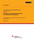 Cover: Res Judicata. Die Rechtskraftwirkung im US-amerikanischen Zivilprozess - GRIN Verlag