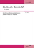 Cover: Entwicklung von Indikatoren zur Bestimmung eines zuk&uuml;nftigen baulichen Bedarfs sozialer Institutionen dargestellt am Beispiel einer Tagespflege - Kassel University Press
