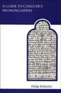Enlarge image Cover: A Guide to Chaucer's Pronunciation - University of Toronto Press