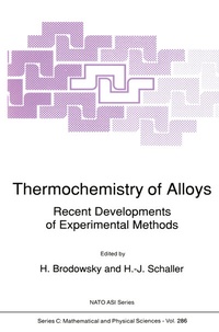 Abbildung von: Thermochemistry of Alloys - Kluwer Academic Publishers
