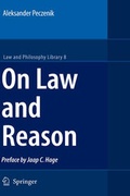 Cover: On Law and Reason - Kluwer Academic Publishers