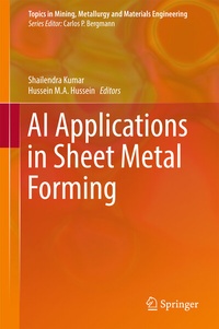 Enlarge image Cover: AI Applications in Sheet Metal Forming - Springer