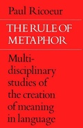 Cover: The Rule of Metaphor - University of Toronto Press