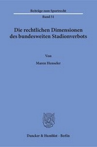 Abbildung von: Die rechtlichen Dimensionen des bundesweiten Stadionverbots - fibre