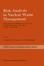 Cover: Risk Analysis in Nuclear Waste Management - Kluwer Academic Publishers