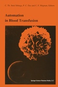 Cover: Automation in blood transfusion - Springer