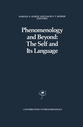 Cover: Phenomenology and Beyond: The Self and Its Language - Springer