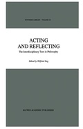 Cover: Acting and Reflecting - Springer