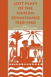 Enlarge image Cover: Lost Plays of the Harlem Renaissance - Wayne State University Press
