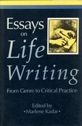 Cover: Essays on Life Writing - University of Toronto Press