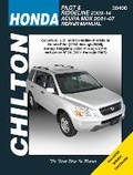 Cover: Honda Pilot/Ridgeline & Acura MDX (01 - 14) (Chilton) - Haynes Manuals Inc