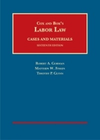 Enlarge image Cover: Labor Law - West Academic Press