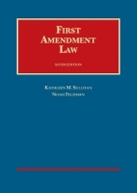 Enlarge image Cover: First Amendment Law - Foundation Press