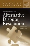 Cover: Principles of Alternative Dispute Resolution - West Academic Press