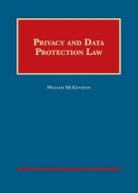Abbildung von: Privacy and Data Protection Law - LEG Inc. (dba West Academic Publishing